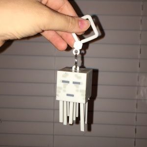 Minecraft ghost keychain